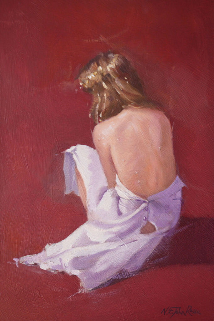 Back Study 12" x 10"