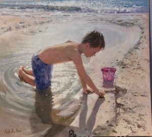 boy water bucket