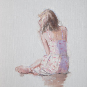 A teenager on a wet shore SOLD