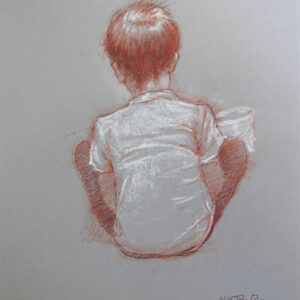 study for 'Boy on the seashore'